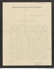 Nachlass Franz Steindachner, Brief von K. Lampert an Franz Steindachner (30.07.1912), Inv.Nr. 284.06, Seite 1